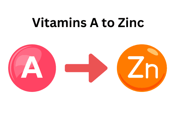 Vitamins A to Zinc: The Ultimate Guide 2023